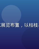 色花堂为某知名艺术机构提供的花艺展览布置，以枯枝与鲜花对比呈现生命轮回的哲学主题